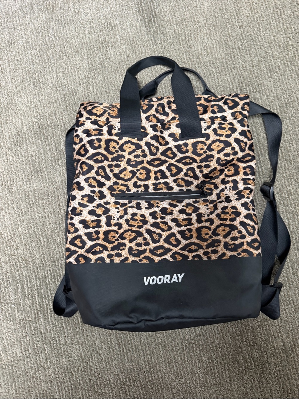 Vooray Leopard-Print Women’s Backpack - Black & Brown